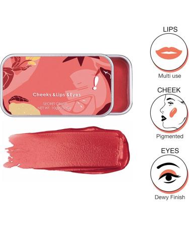  TianWlio Natural Blusher with Silky Soft Texture Multi-Function for Enhancing Lips Eyes and Face.Long Lasting Makeup and Never Fade - Buy Online on GoSupps.com