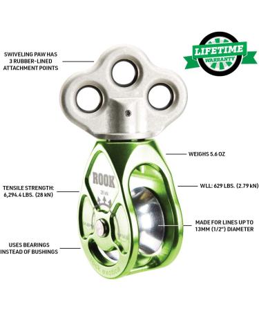 Notch Rook Triple Attachment Swivel Pulley - Green (34201) - Buy Online on GoSupps.com