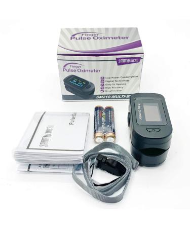 Buy Fingertip Pulse Oximeter - Accurate Blood Oxygen Monitor (SpO2) Portable Digital OLED Display Batteries Included - Fast International Shipping - Buy Online on GoSupps.com
