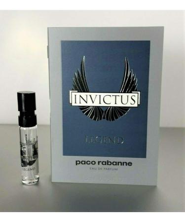 Paco Rabanne INVICTUS LEGEND Eau De Parfum Spray Sample Vial .05 oz / 1.5 ml MENS NEW 0.05 Fl Oz (Pack of 1)