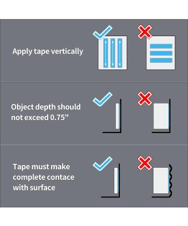 Art3d Double-Sided Heavy Duty Mounting Tape - 10FT Multipurpose Removable Adhesive Foam Tape - Reusable Transparent Tape for Household Items - 1/24 x 1/2 x 10 - Buy Online on GoSupps.com