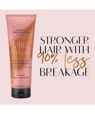 Charles Worthington Grow Strong Activating Shampoo Hair Growth Shampoo Salon Repair for Fine Hair 250 ml Shampoo - New - Buy Online on GoSupps.com