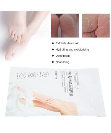 Vitamin E & Avocado Oil Foot Peeling Mask - Baby Soft Smooth Skin for Rough Heels & Dry Toes - International Shipping Available - Buy Online on GoSupps.com