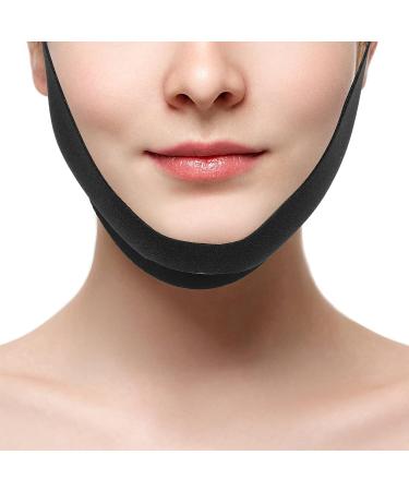 Healvian Anti Snoring Chin Strap 2Pcs - Adjustable Stop Snoring Solution for Better Sleep - Black - Buy Online on GoSupps.com