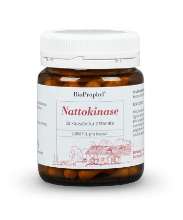 BioProphyl Nattokinase - 2 000 FU - 100 mg Nattokinase - for 2 months - 60 vegetarian capsules