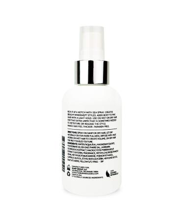 Sea Salt Volume & Texture Spray Beachy Waves & Body With Kelp Extract Provides Extra Thickness And Volume For All Hair Types (4oz) Sea Salt Spray - Buy Online on GoSupps.com