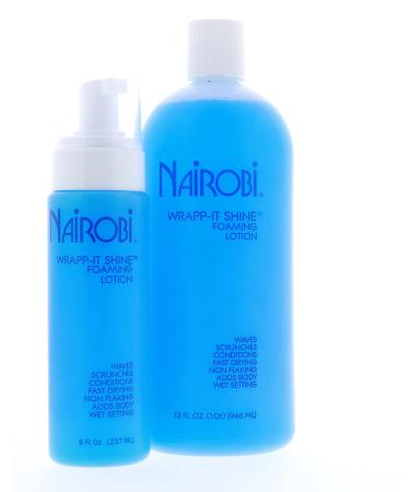 Nairobi Wrapp-it Shine 32oz + 8oz Combo - Professional Hair Care Products - Buy Online on GoSupps.com