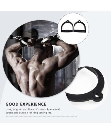 POPETPOP 4 Pcs Sports Handle Convenient Workout Handle Exercise Resistance Bands Cable Attachment Silicon Cable Machine Exercise Supply Metal Cable Instrument Replaceable Plastic Fitness Blackx3pcs 18x16cmx3pcs - Buy Online on GoSupps.com