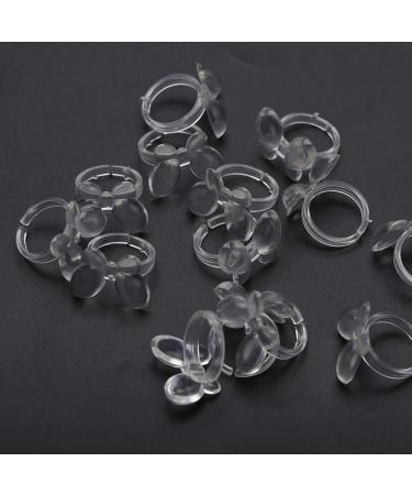 Beautiful Nail Display Ring Nail Chart Woman for Beauty Salon Manicure Store Personal Use Butterfly transparent - Buy Online on GoSupps.com