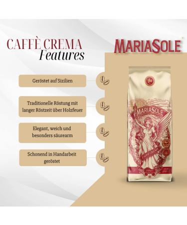Mariasole Caff Crema - Premium Compostable ESE Pads (50pcs) - Traditional Sicilian Wood-Fired Roast - Rich Fruity & Chocolate Flavor - Buy Online on GoSupps.com