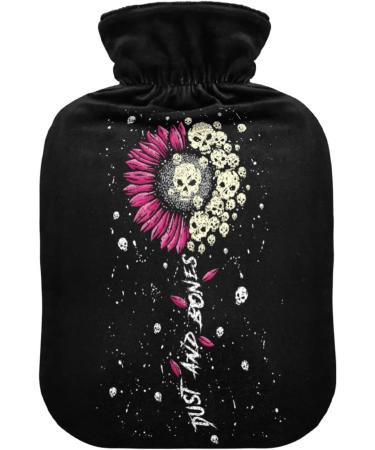 Buy Naanle Daisy Sunflower Skull Hot Water Bottle - 1L for Pain Relief & Heat Therapy | International Shipping - Buy Online on GoSupps.com