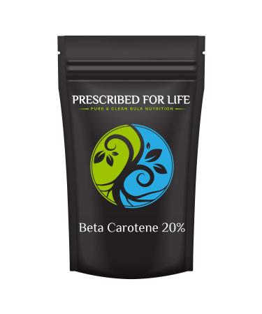 Prescribed For Life Beta Carotene - 20% Beta Carotene Powder Extract - Converts Into Vitamin A, 2 oz (57 g) 2 Ounce (57 g)