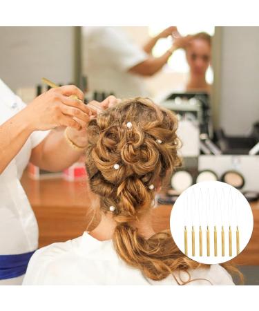 8 Pieces Hair Extension Loop Needle Threader Tool Hair Extension Loop Needle Wood Hair Extension Pulling Hook Tools for Micro Rings Nano beads Styling Accessories - Buy Online on GoSupps.com