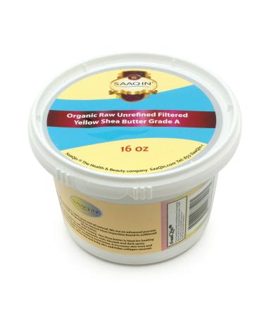HalalEveryDay Organic FILTERED Shea Butter Cream 16 Oz. (100% Pure) Pack of 3 By SaaQin  - Buy Online on GoSupps.com
