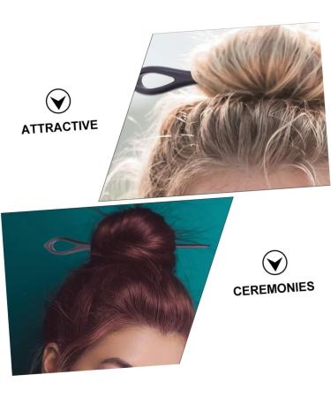 FRCOLOR 1pc Ebony Hairpin Diy Hair Fork Vintage Hair Chopsticks Buns Hair Pins Hair Updo Stick Pin Wooden Hair Fork Wooden Chopsticks Ancient Style Hair Stick Folk-custom Japan Bamboo - Buy Online on GoSupps.com