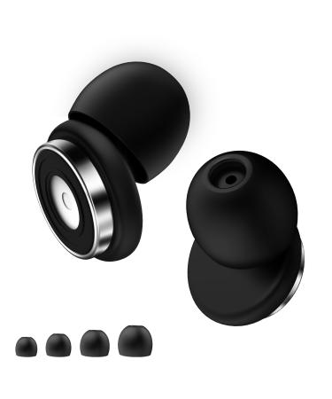 HiiPeak Ear Plugs for Concerts Loud Music 25-33db Noise Reduction High Fidelity Earplugs 4 Sizes Ear Plugs for Sleeping Noise Cancelling Music Festival Essentials for Side Sleepers Snoring Blocking 1 Pack
