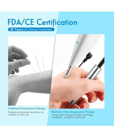 Leawell 2-in-1 Acupuncture Pen & Finder | Electrical Acupressure Therapy Tool for Meridian Points | International Shipping Available - Buy Online on GoSupps.com