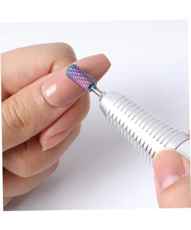 POPETPOP 1 Nail Drill Set Nail Polisher Bit Cuticle Drill Bit Nail Art Supplies Nail Grinding Tools Electric Nail File Nail File Electric Acrylic Nail Bit Tungsten Steel Hard Polishing File 5.1x0.7cm As Shown - Buy Online on GoSupps.com