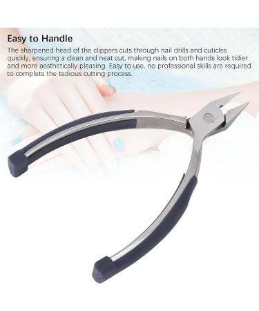 Professional Cuticle Trimmer Nail Cuticle Cutter Stainless Steel Cutter Clippers with Ergonomic and Flat Design Multifunctional Nail Cuticle Trimmer for Nail Art Accessories - Buy Online on GoSupps.com
