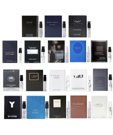 Men s Cologne Sampler Sets Designer Brand Fragrance Popular Travel Perfume (Random Pack of 12)