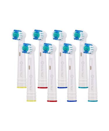 Oral B Compatible Replacement Electric Toothbrush Heads Premium Electric Toothbrushes Adults Heads 8 Pack for Braun Toothbrush Handles Superior Cleaning and Plaque Removal White 8 Count (Pack of 1)