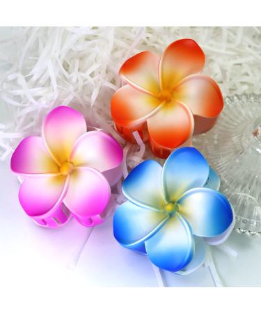 8pcs Flower Claw Clip Set - Cute Hawaiian Hair Clips for Women and Girls - Strong Hold Nonslip Design - Perfect Gift Idea - Buy Online on GoSupps.com