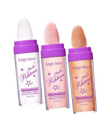 FOMIYES 9 Pcs Highlight Powder Glitter Fairy Highlighter Sticks & Loose Face Makeup Assorted Colors for a Radiant Glow - Buy Online on GoSupps.com