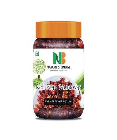Nature's Bridge Red Mix Mukhwas Jar Pack (300 Gm) / Culcatta Meetha Mix / Sweet Mix Mukhwas / Mix_Packing May Vary