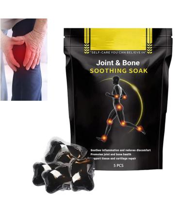 Joint & Bone Therapeutic Soak Regulating Foot Soak Joint and Bone Therapy Soak Intensive Concentrate Soak Joint and Bone Soak Beads for Joint and Muscle Recovery Foot Soak 5PC