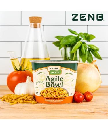 ZENB Yellow Pea Pasta Agile Bowl Variety Pack (6 Pack) - Gluten Free, Non-GMO, Vegan - 13g Protein, 9g Fiber - On the Go Meal - Buy Online on GoSupps.com