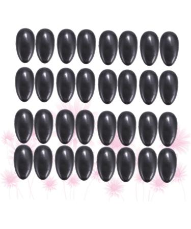 FRCOLOR 50 Pair Ear Protectors for Hair Dryer Heat Hair Styling Tools Hair Coloring Ear Cover Ear Covers for Shower Hairdressing Ear Covers Silicone Earplugs Ear Muffs Accessories Hair Dye 7.5x4cm Black - Buy Online on GoSupps.com