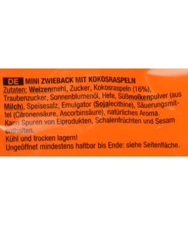 Buy Brandt Mini Coconut Rusks - 12 Pack (125g each) | International Shipping Available - Buy Online on GoSupps.com