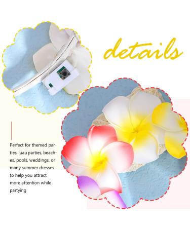 LED Hawaiian Flower Headband - Glowing Plumeria Hairband for Women and Girls - Buy Online on GoSupps.com