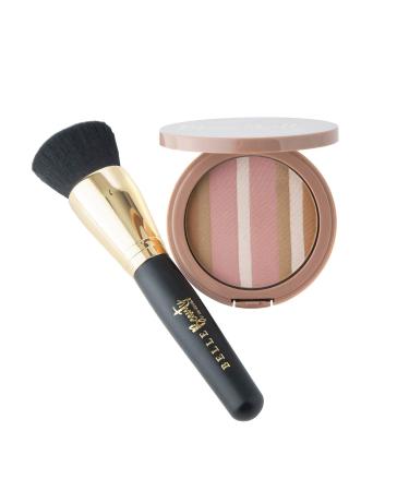 Belle Beauty by Kim Gravel Blushabelle Blush Bronzer Duo - Multipurpose Face Powder for Natural Glow - Cruelty-Free Formula - Buy Online on GoSupps.com