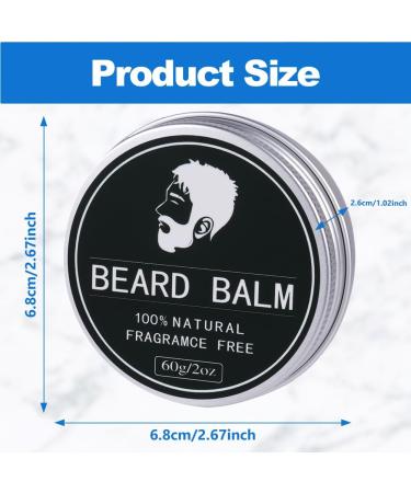 LOPHE Beard Balm for Men Natural Beard Care Blends Organic Beard Oil Leave-In Beard Wax Conditioner Facial Hair Moisturiser for Softening Hair Eliminating Beard Dandruff Healthy Beard Growth(60g) - Buy Online on GoSupps.com