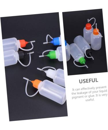 LALAFINA 30ml Precision Tip Applicator Bottles Squeezable Bottles for Glue and Pigments Storage Containers Paint Nozzles Easy Color Distinction and Leakproof - Buy Online on GoSupps.com