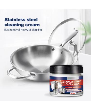 Stainless Steel Stain Cleaning Wax - 2024 All-Purpose Cleaner Spray | 3 PCs for Effective Cleaning & Care - Buy Online on GoSupps.com