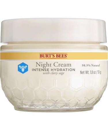 Burt's Bees Intense Hydration Night Cream 1.8 Oz - Moisturizing Night Lotion - Buy Online on GoSupps.com