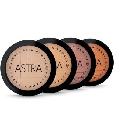 Astra Make-Up Bronze Skin 20 Sunny Compact Foundation Powder - Croissant - Buy Online on GoSupps.com