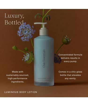 Oak Essentials Luminous Body Lotion | Hydrating Blue Tansy Body Cream with Rose Oil Turmeric Shea Butter and Coconut Oil 1.33 Fl Oz (Travel Size) 1.35 Fl Oz (Pack of 1) - Buy Online on GoSupps.com