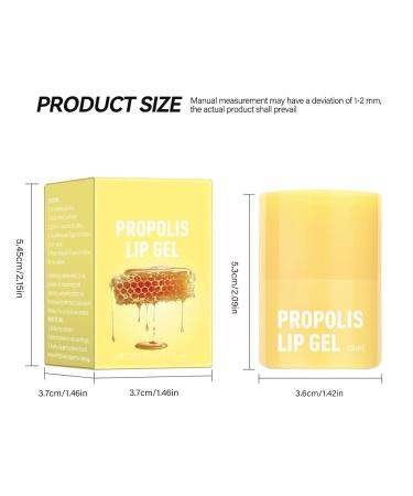 Propolis Lip Gel Hydrating Lip Balm Nourishing Lips Butter Long-Lasting Moisturising Lip Balm East To Use For Lip Care - Buy Online on GoSupps.com