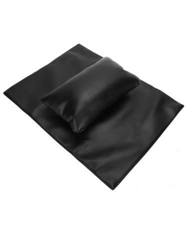 Soft and Smooth Nail Art Hand Mat Nail Art Hand Pillow Practical Strdy and Durable Beauty Salon for Home(black)