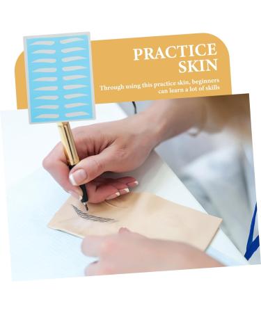 NOLITOY 8 Pairs Tool Card Eyebrow Practice Skin Eyebrow Shaping Stencils Material Eyebrow Trimming - Buy Online on GoSupps.com