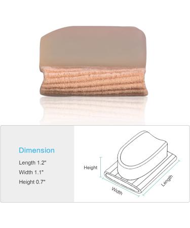 Gel Toe Separators Big Toe Spacers for Bunion Relief - Correct Crooked Toes - Clear Gel Spreader for Overlapping Valgus - Bunion Corrector Pads - Buy Online on GoSupps.com