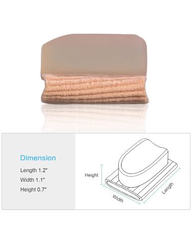 Qiilu Toe Separators - Bunion Corrector & Toe Sleeves for Women | Foot Rubber Separator for Bunion Relief & Toe Alignment - Toe Protector for Foot Care - Buy Online on GoSupps.com