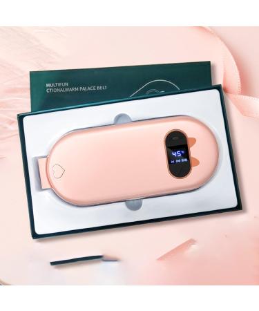 Samnuerly Portable Wireless Waist Pillow - 3 Heat Levels & Vibration Modes - Menstrual Pain Relief for Women & Girls - Pink - Buy Online on GoSupps.com