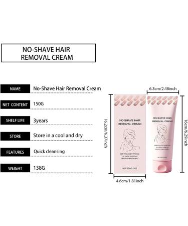 Body Hair Removal Cream 150g Gentle and Nourishing Lotion - Gentle Fast-Acting Odorless Hair Removal Cream for Women and Teenagers Legs Thighs Underarms Chest and Area I - Buy Online on GoSupps.com