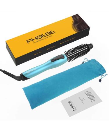 PHOEBE Curling Iron Brush - Anti-Scald Instant Heat Dual Voltage Ceramic Tourmaline Ionic Wand for All Hair Types (1 Inch) - Shop Internationally - Buy Online on GoSupps.com
