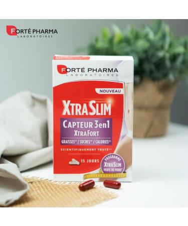 Fort Pharma - XtraSlim Sensor 3in1 | Food Supplement Sensor for Fats Sugars and Calories | 60 Capsules - Buy Online on GoSupps.com