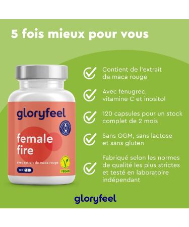 Peru Red Maca with Vitamin C Inositol + Fenugreek 120 Capsules 400mg Pure Maca Extract 10:1 Powerful Aphrodisiac for Women Immune System Support* 100% Vegan - Buy Online on GoSupps.com